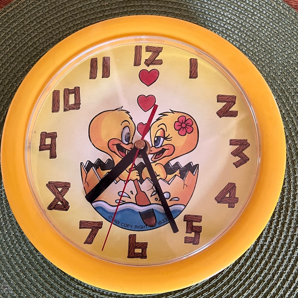 VINTAGE DUCK CLOCK